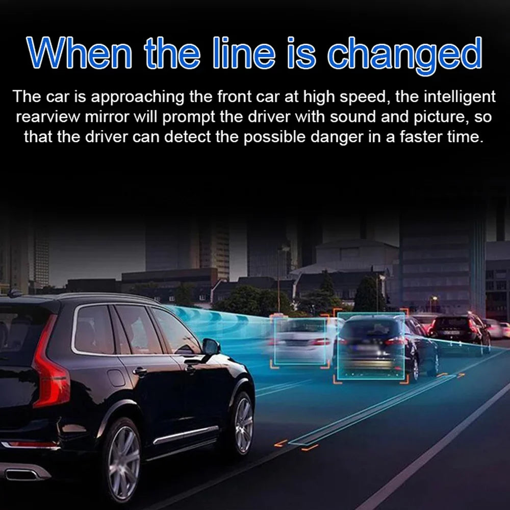 Viewing Dual Lens Car Dash Auto Recorder Global DVR System Recorder Car Cam Positioning Car 10.26in 170 Degree Video Navigation Angle Night Multi-language Wide