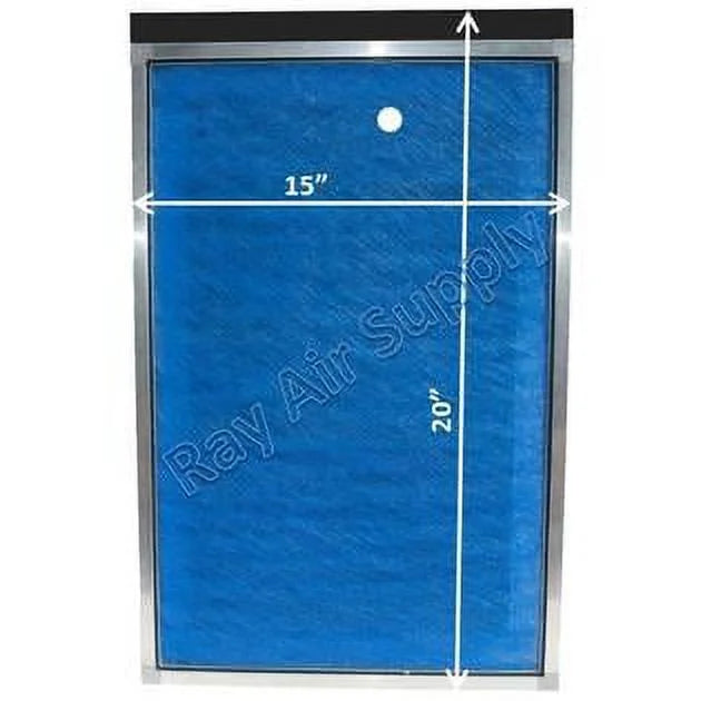 Pads with (3 Pack) Replacement 15x20 Refills SUPPLY Compatible BLUE Cleaner RAYAIR MicroPower Air Guard Filter 15x20