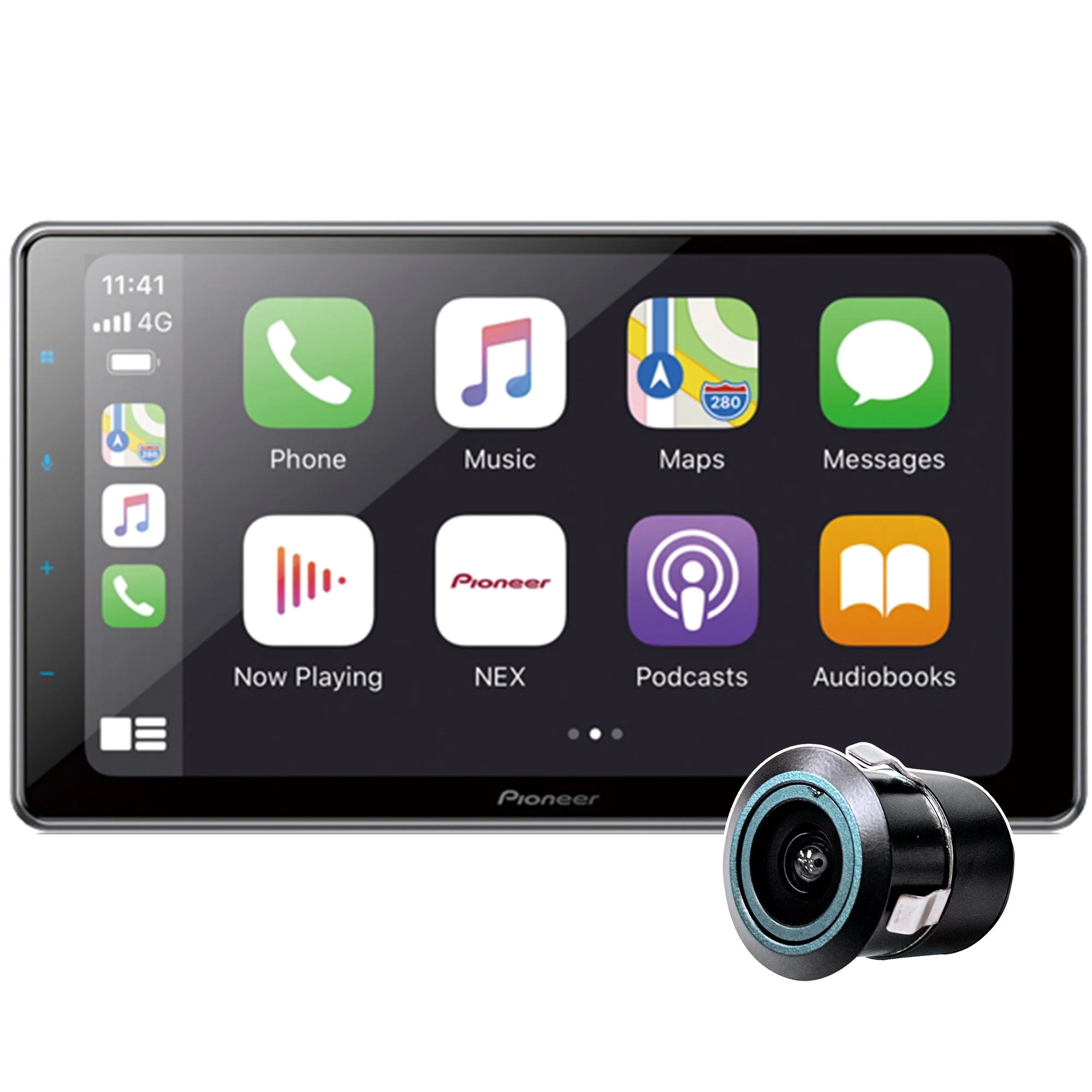 10.1" Digital Pioneer DMH-WT8600NEX Cam & Bullet Media New Backup Receiver 1DIN
