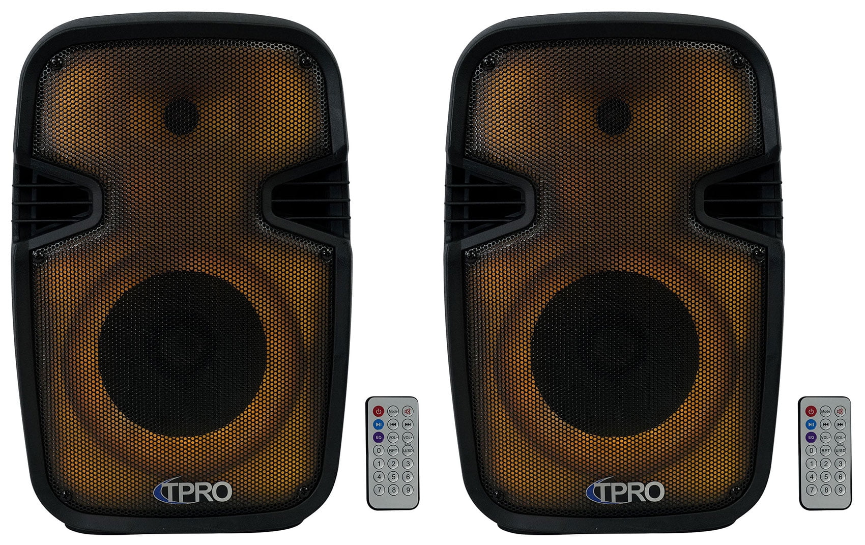 Party Technical LED PLIT8 Bluetooth 8" Link (2) Speakers+Wireless Portable Pro