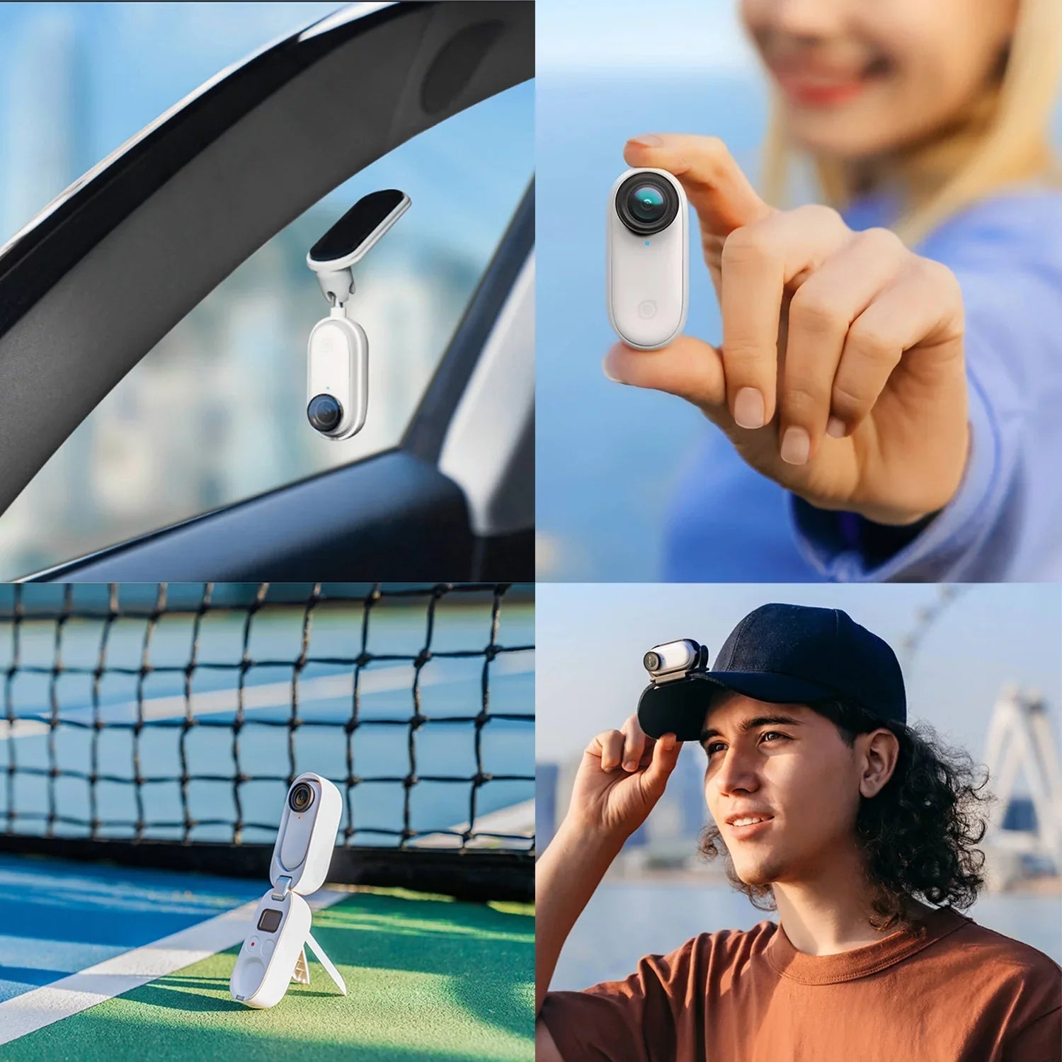 Insta360 Frame Camera Much More Bundle Wrist Includes: Floating Adapter, Action Starter 2 Selfie-Stick, GO - Strap & Ultimaxx Camera Action