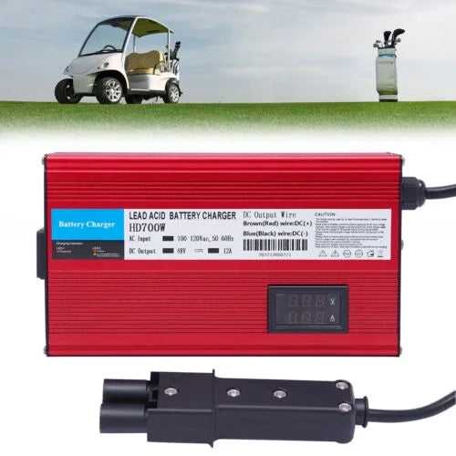 Mode 2 Volt 12 Plug Golf 48 Charging Pin Charger Barrel Amp Trickle Cart Battery
