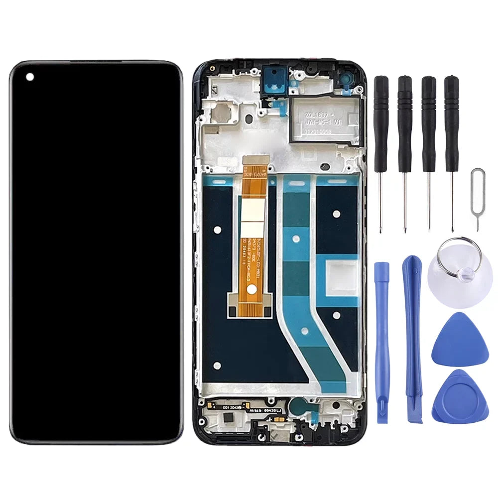 Frame (Black) with LCD Assembly N100 Full OEM Screen OnePlus BE2013 Digitizer Nord For