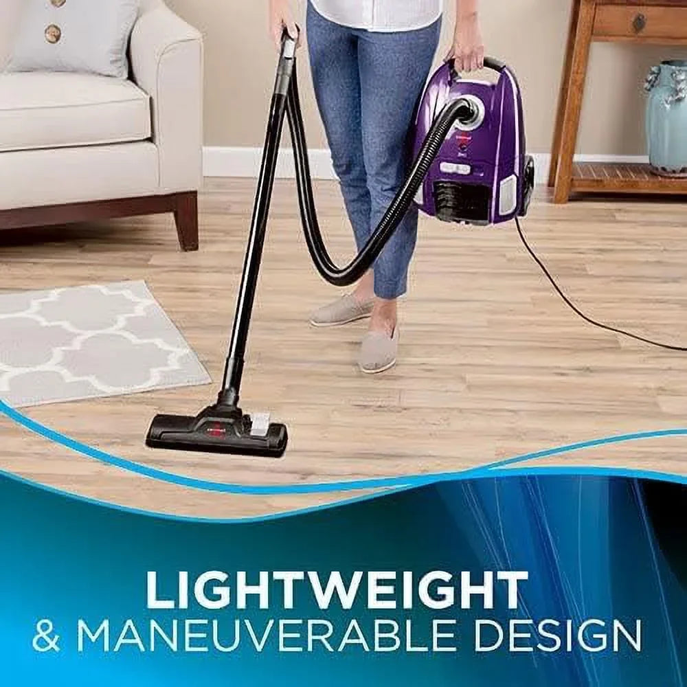 Wand, Vacuum & With Cord Multi-Surface Canister Extra Powerful Lightweight Cleaner Upright Nozzle, Cleaning Cord Telescoping Power Suction Automatic Rewind Long With