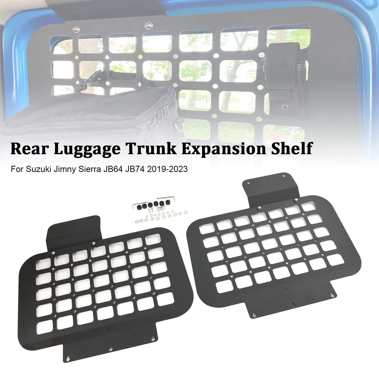 2019-2023 Fit for JB74 JB64 Suzuki Luggage Shelf Trunk Expansion Jimny Rear