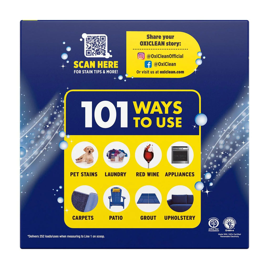 Remover, Efficiency Max OxiClean 252 Stain Loads