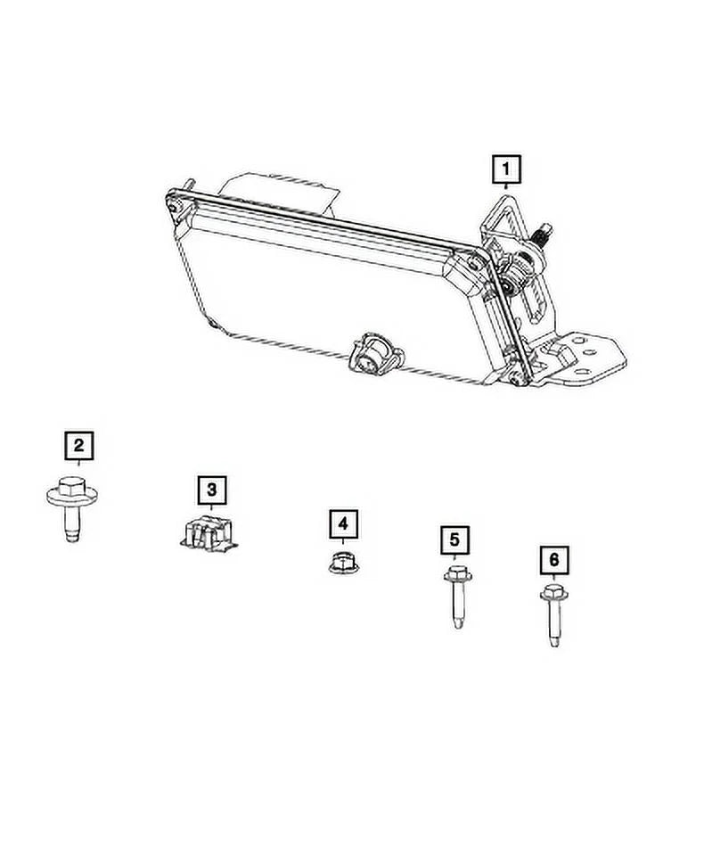 Mopar Genuine OE New 2021-2021 Camera 68475159AG Forward Module Facing