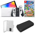 OLED Pokemon Accessories with Snap Switch in White Nintendo and