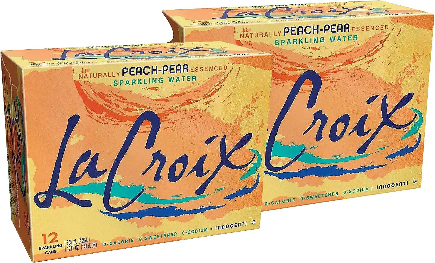 24/Carton Oz. Water Peach-Pear 12 Sparkling