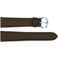 Watch 19mm Smooth Strap Leather Handmade Genuine Brown