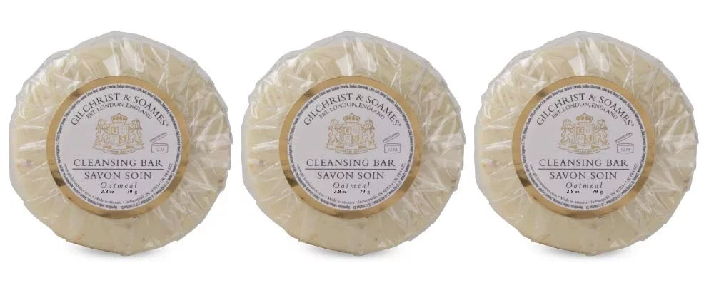 & Soames 3, 2.8 Cleansing Set - Bar Spa Ounces of Trio Soaps Gilchrist Oatmeal Each English