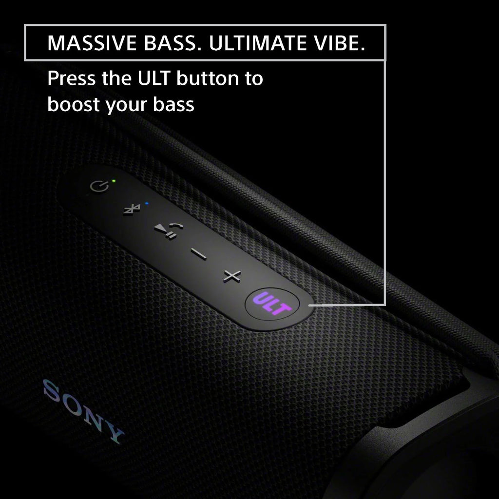 Ultra Bluetooth and Black Waterproof, 1 Rustproof - Shockproof ULT Speaker, FIELD Portable Dustproof, Compact Sony Wireless IP67