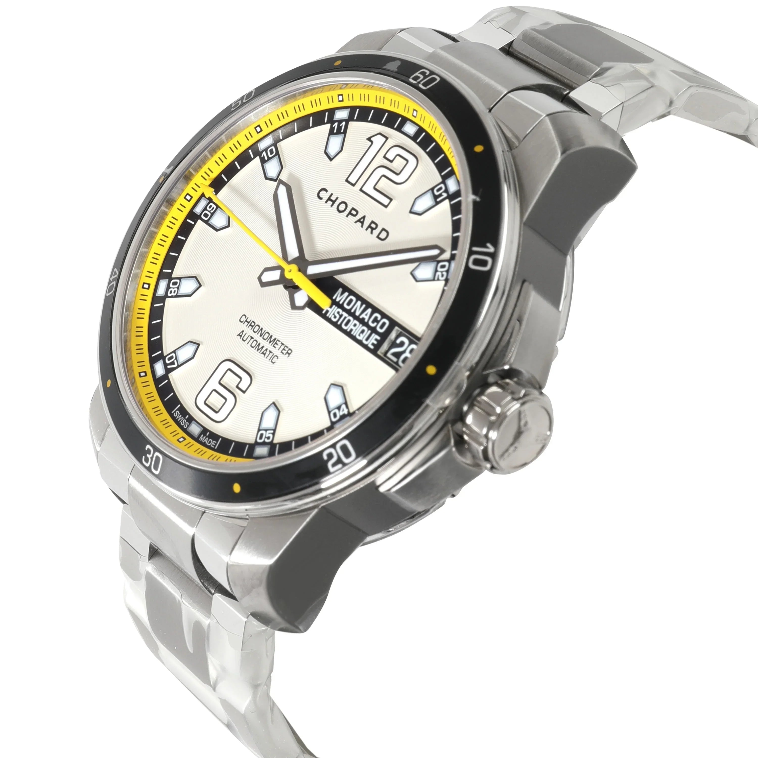 Chopard Historique Pre-Owned 158568-3991 Monaco SS/Titanium Men's Watch in