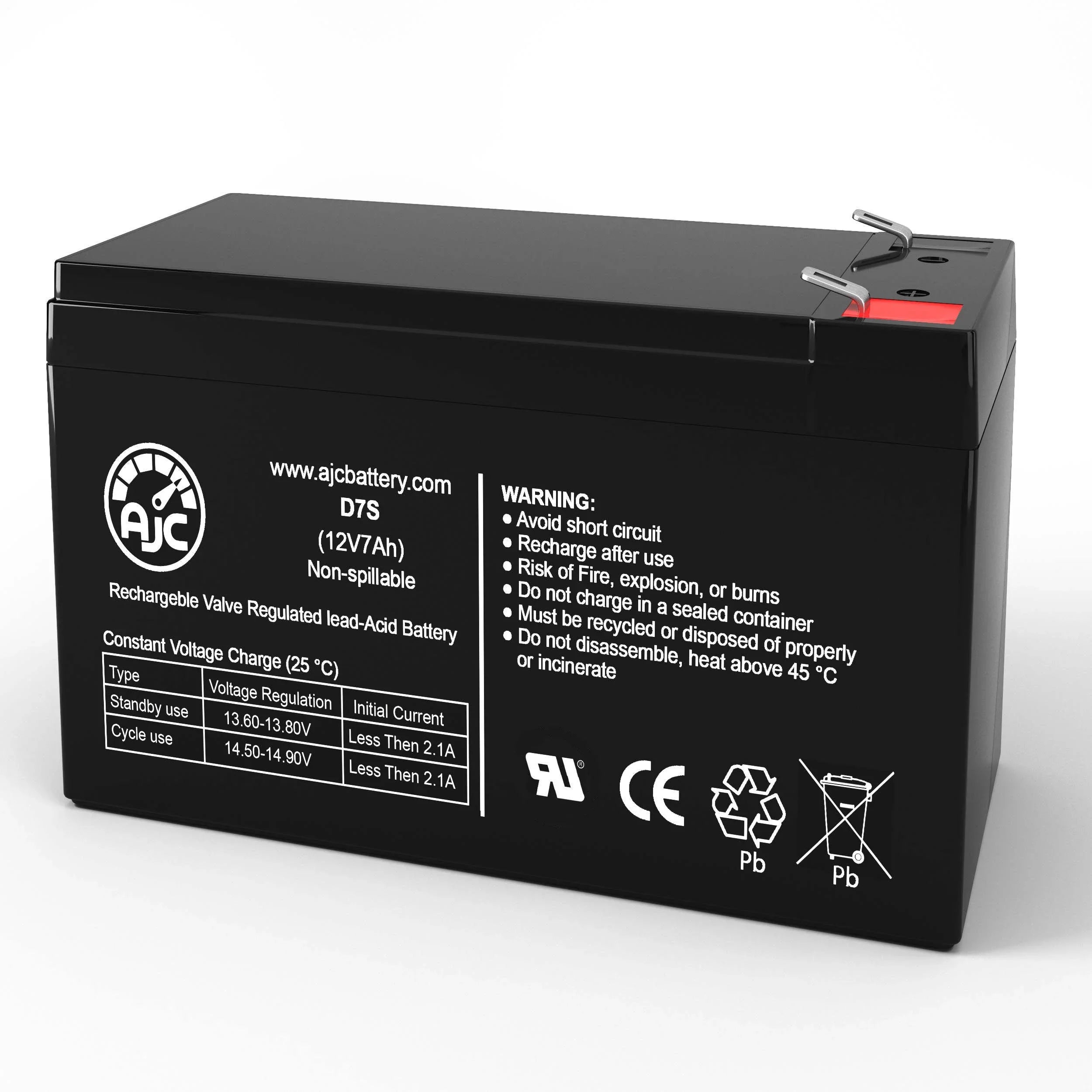 Equipment 6000 7Ah Diagnostic Battery Replacement Dynamometer Battery Cybex Equipment with Compatible AJC 12V Fitness