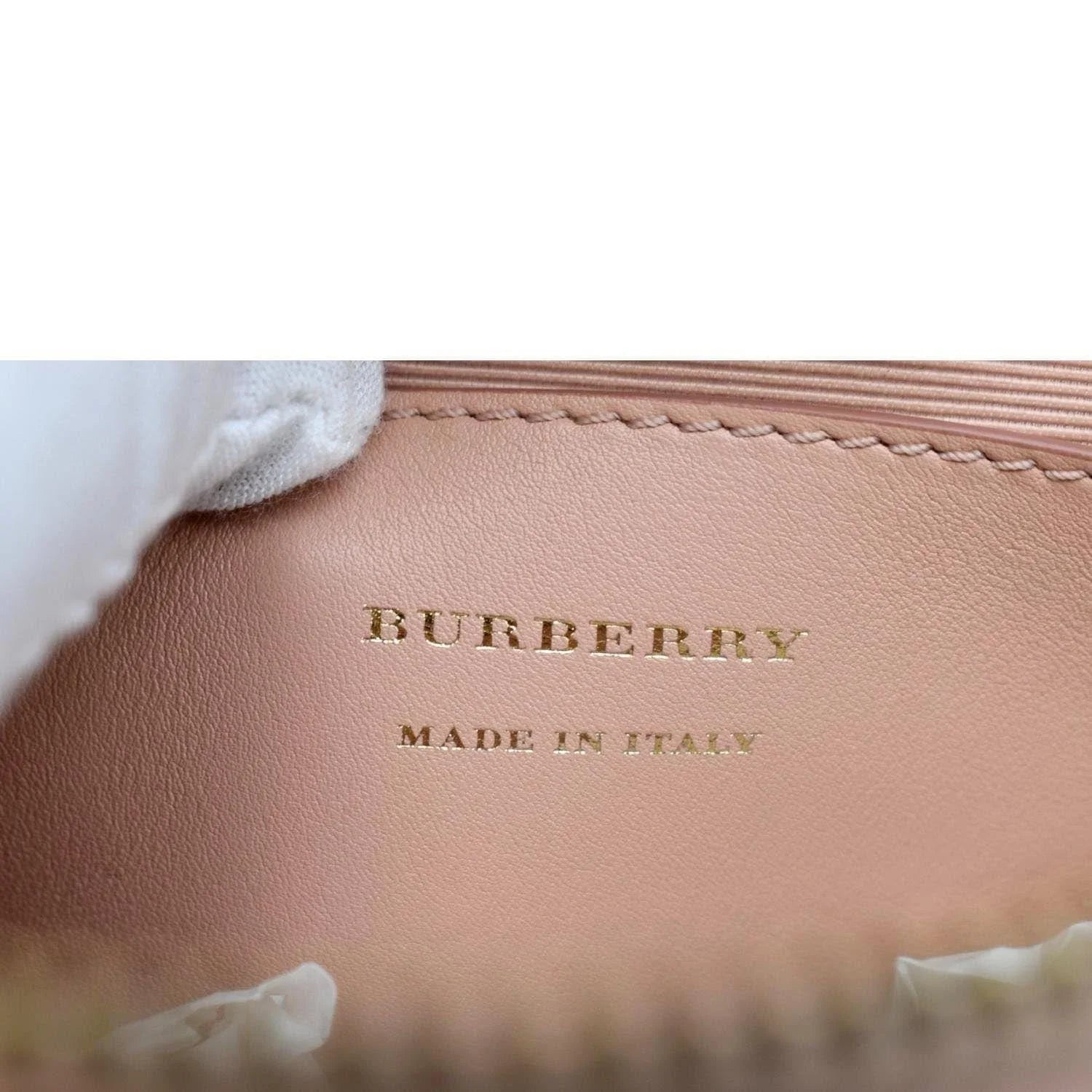 Knight Light Bag Pink Camera Check Link Crossbody BURBERRY Pre-owned 1983