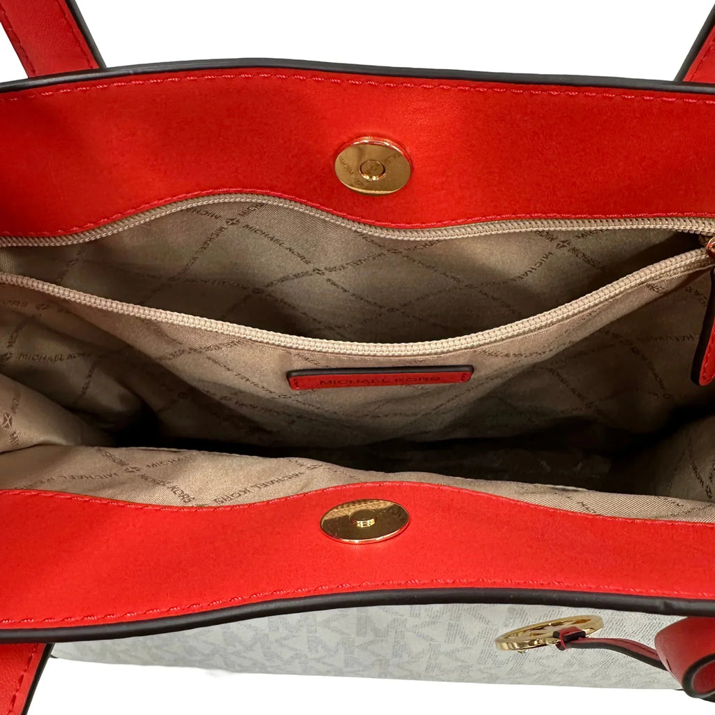 Kors Logo Spiced Michael - Large Coral Tote Maple