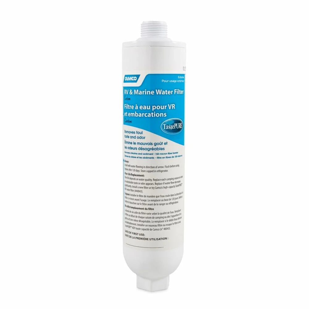 40646 White TastePURE - Filter Camco 2.5 Water GPM KDF