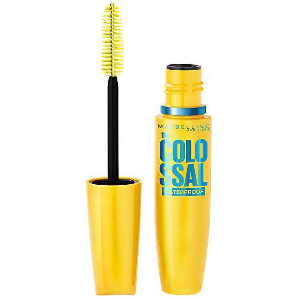 0.27 Waterproof Mascara, The Express Pack Colossal oz, Volumizing, Classic Maybelline 3 Black, Volum'
