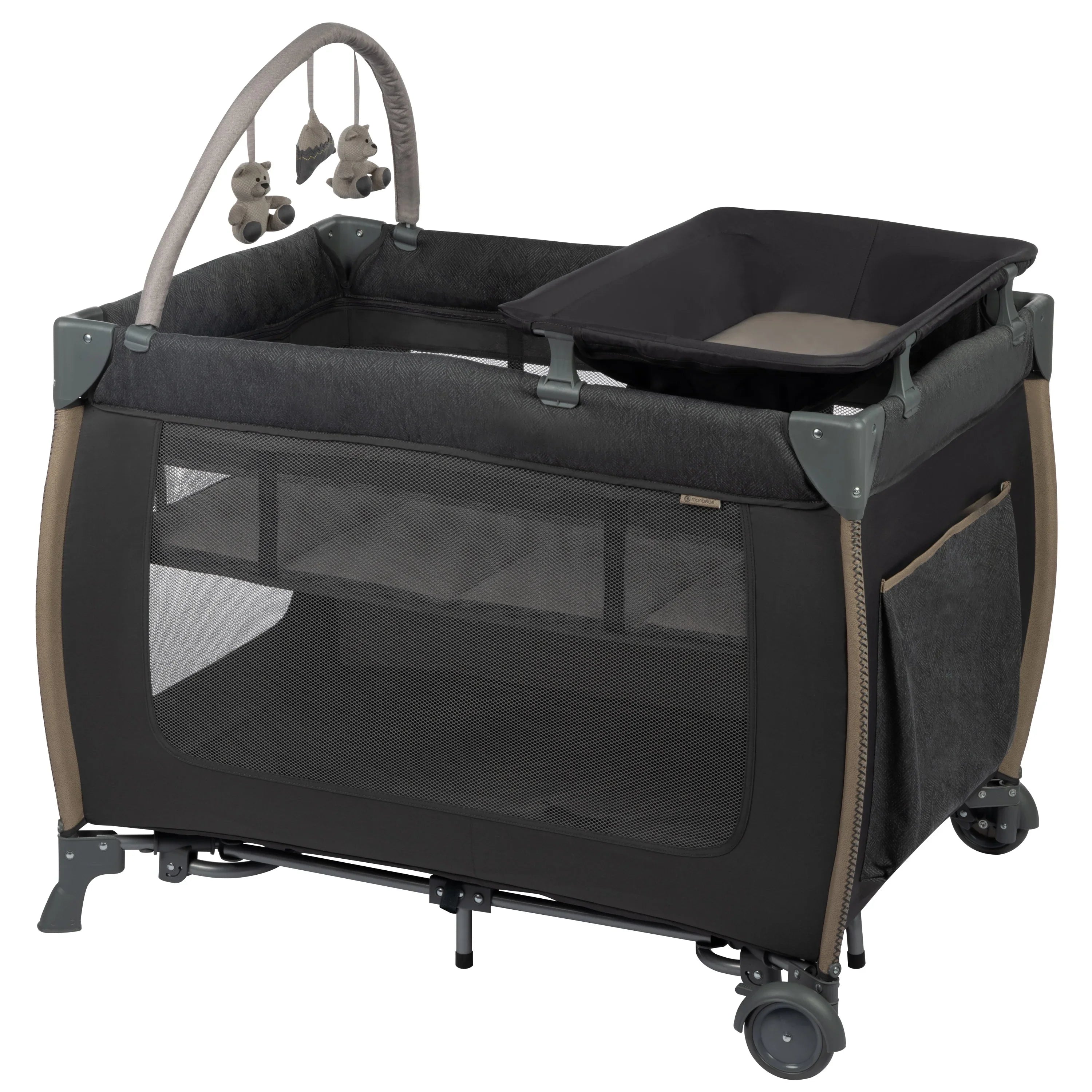 Play Castle Rocking Bassinet, Size Point with Full Yard Monbebe