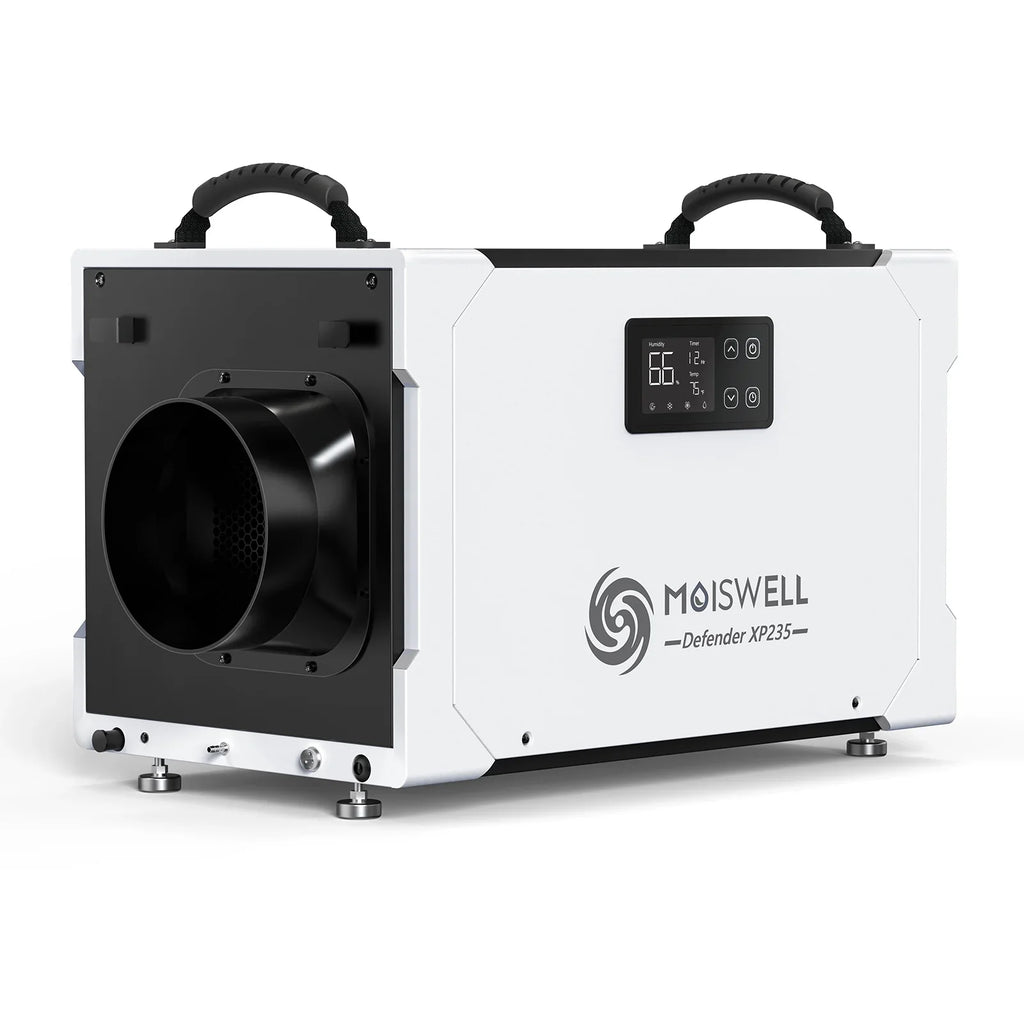Drain Basements, Areas, Dehumidifier - Pump Moiswell Pints Perfect for Job 5-Year Commercial and Hose, Efficient Warranty Included Industrial Spaces, Sites - 235 and Crawl