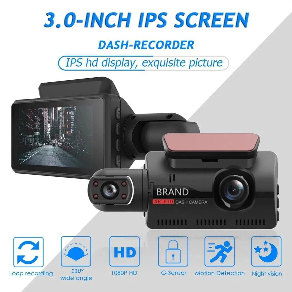 Vehicle Front Cam Rear Car And 3 Dash Dual DashCam With 1080P And Night Auto GPS DVR Lens Interior WIFI Cameras Camera
