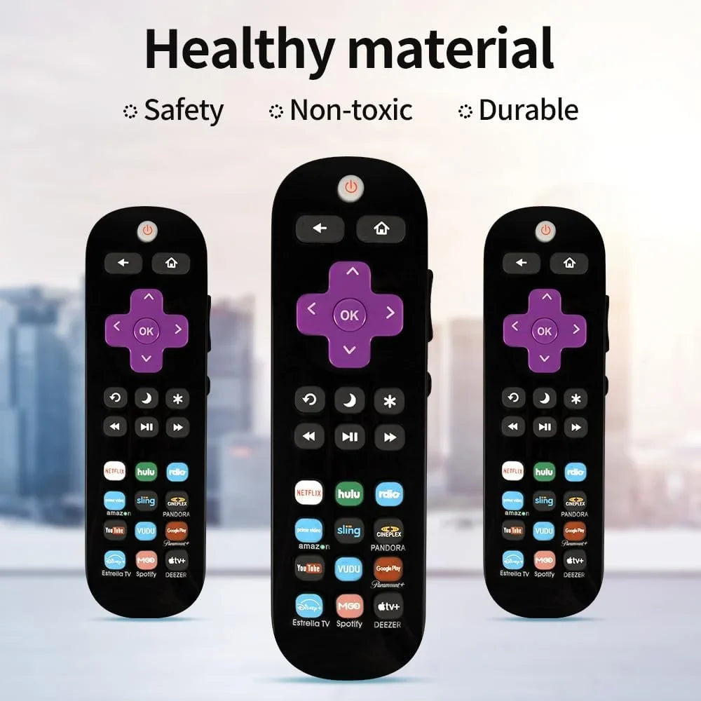 TV/Philips Applicable Roku Replace TV/Hisense TCL Universal of TV/Sharp TV/Onn Pack 2 Remote for TV/Westinghouse