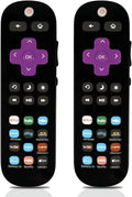 TV/Philips Applicable Roku Replace TV/Hisense TCL Universal of TV/Sharp TV/Onn Pack 2 Remote for TV/Westinghouse