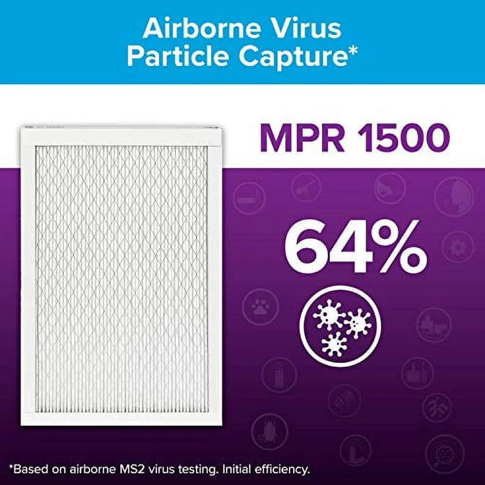 x Filter, Allergen, 6-Pack 19.81 (exact x Air Filtrete Healthy 29.81 dimensions AC 1500, MPR Living 20x30x1, 0.78) Furnace Ultra