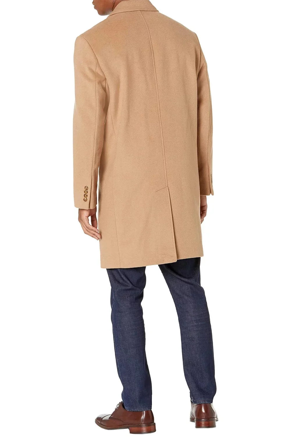 Signature $350 - Overcoat NWT 40 Fog Long Wool-Blend Camel Coat Mens London