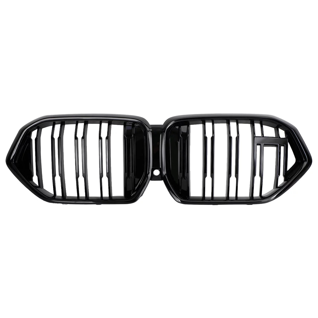 2020-2022 Black W/Camera Hole Front for BMW Grille M50i X6 Fit Grill G06 Bumper