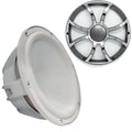 Wet Subwoofer Ohm Grill Gunmetal Sounds Stainless - Revo & Steel Subwoofer 4 Grill 12" & White -