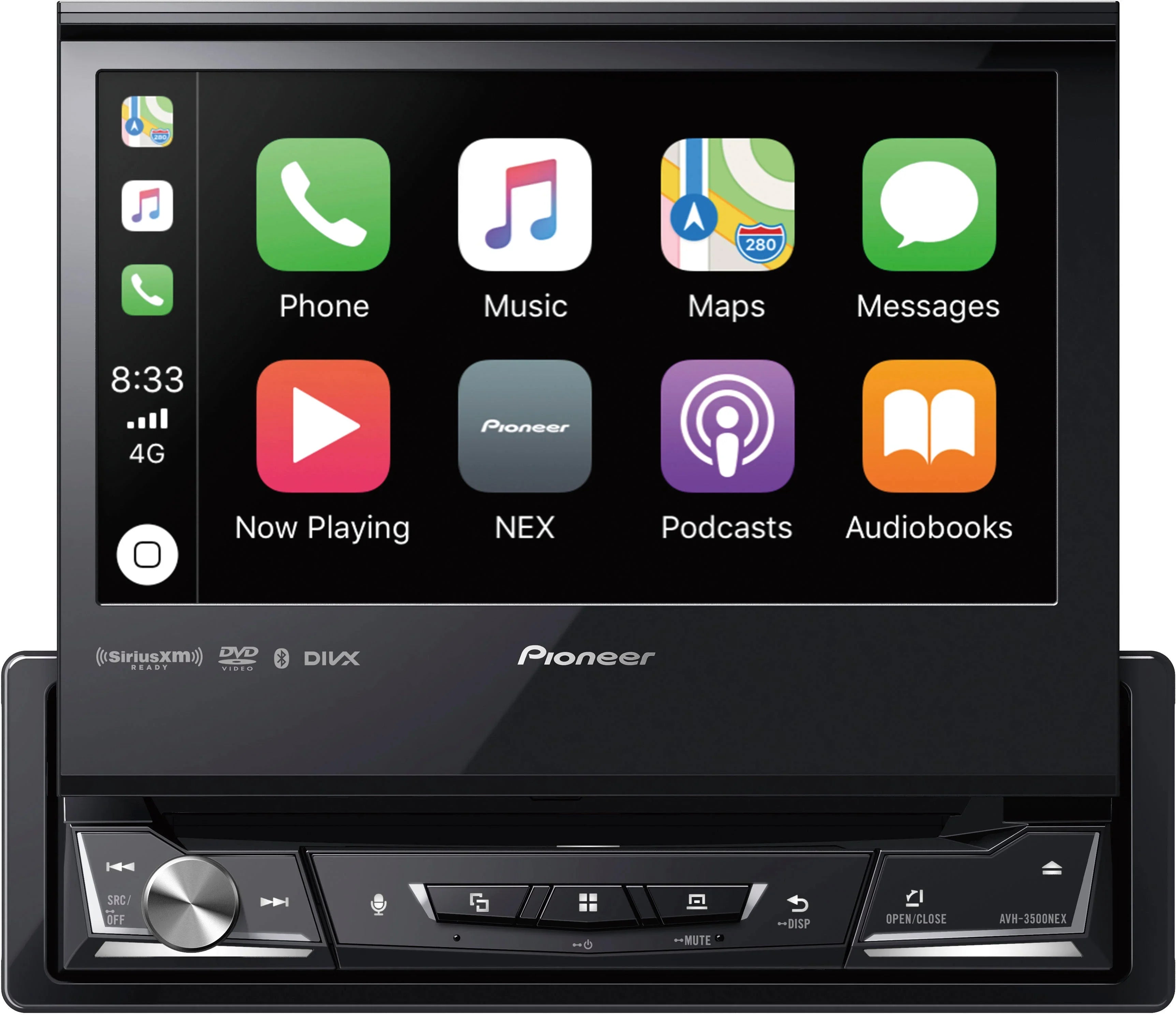 & Receiver AVH-3500NEX Bullet Bluetooth Style DVD Camera Pioneer