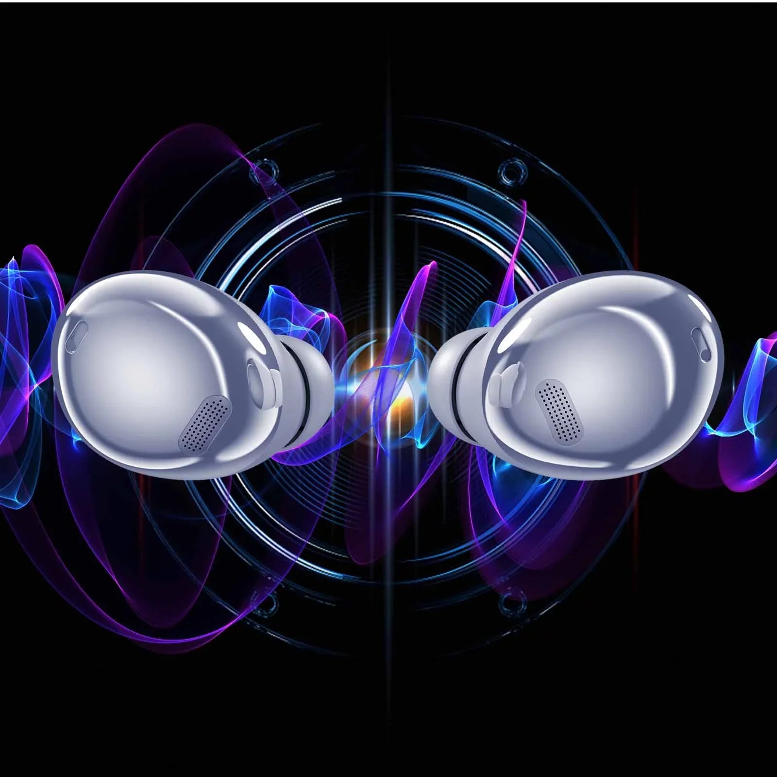 Street Wireless Buds Earbuds Active Bluetooth True Included) Pro Purple Charging With Allview Pro Cancelling UrbanX (Wireless Noise Case P8 For