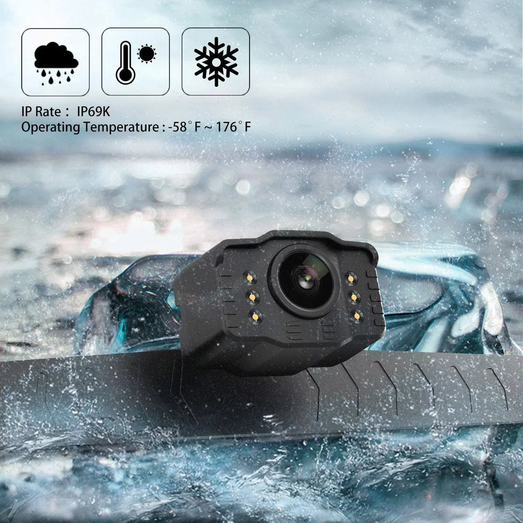 Pickup, Camera IP69 Vision Night View with 10180P Wired Waterproof Car, SUV, for 5''Monitor Reversing/Driving HD Backup Car Rear Camper