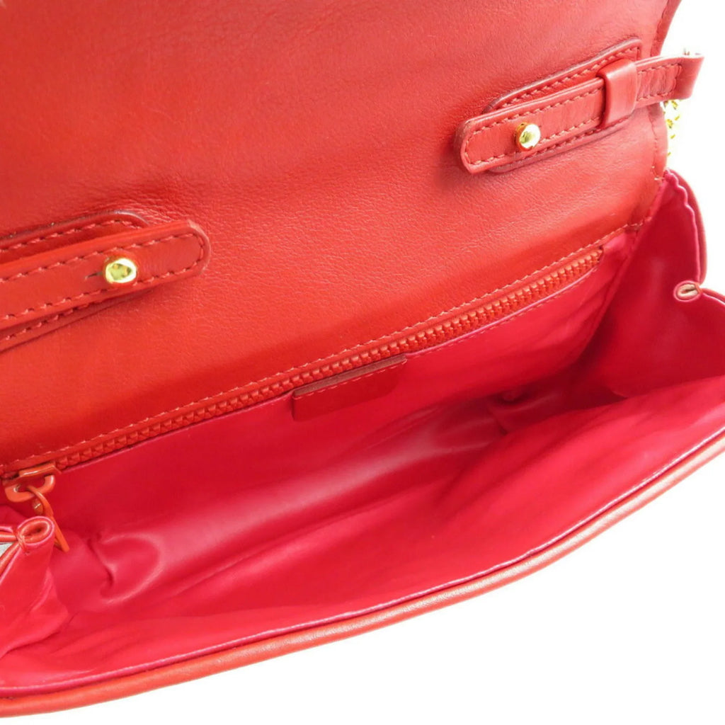 red Pre-Owned Celine (Good) bag leather shoulder chain