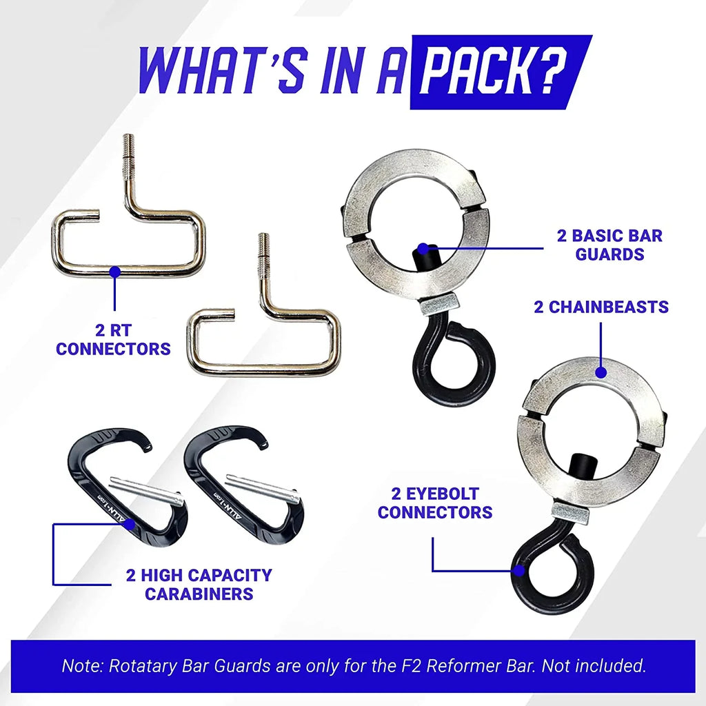 for Bands Chains to Weight Innovative F2 Barbell ChainBeast, Attach EASY and Resistance ALLN-1 Resistance