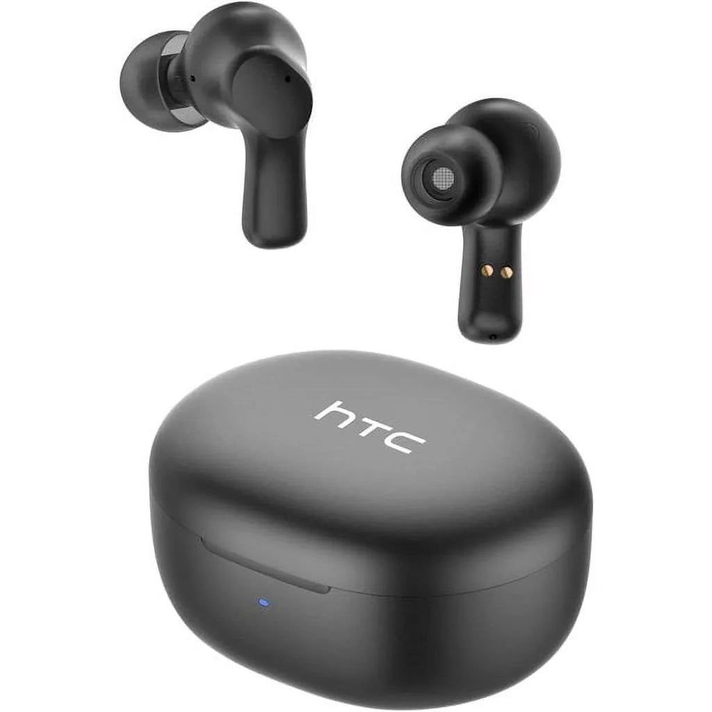 Wireless 5.1 ANC Earbuds Earphones,Black Earbuds Bluetooth Microphone, Bluetooth with True Sport Earbuds Headphones HTC Wireless Android