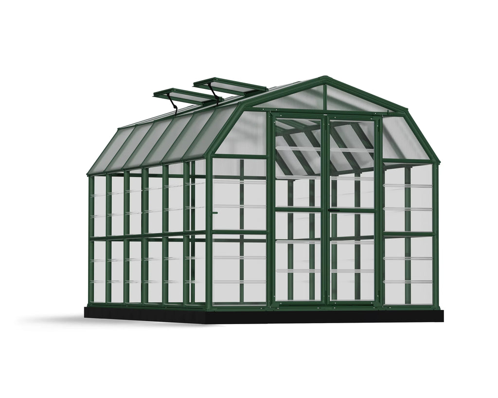 Green Clear Grand 2 Palram Roof Vents Canopia - 12' Gardener - - with 8' x Walk-In Greenhouse