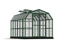 Green Clear Grand 2 Palram Roof Vents Canopia - 12' Gardener - - with 8' x Walk-In Greenhouse