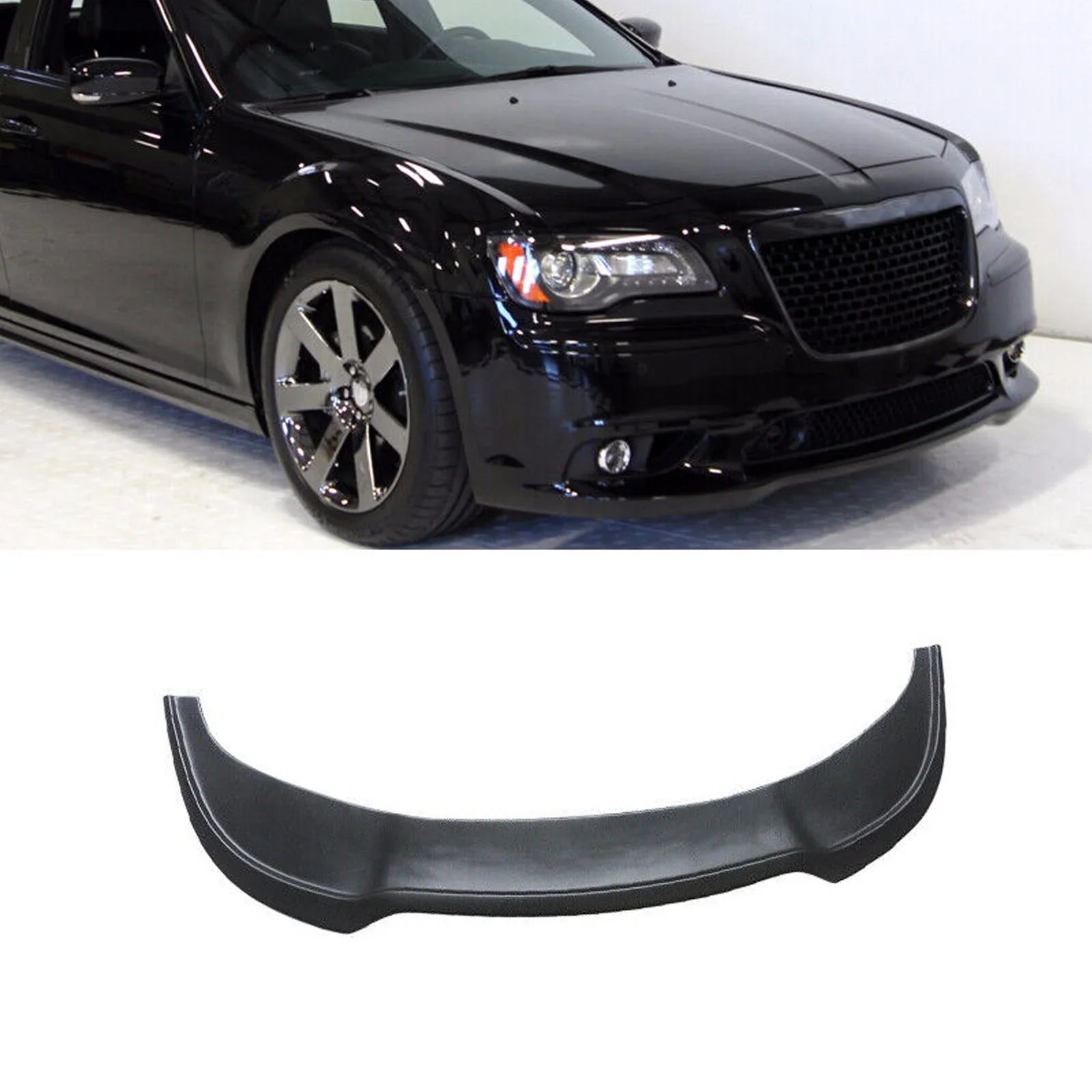 Bumper 2015-2022 Lower Black Lip Front for Sedan 300 SRT Chrysler NINTE Matte