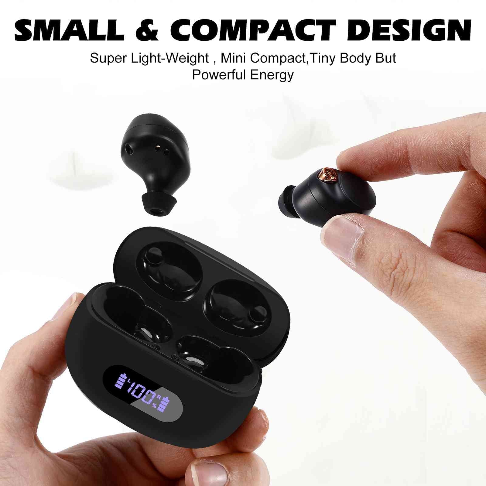 Bluetooth IPX5 Resistance, Connect, Bass Tab + 3 Earbuds Bluetooth Lenovo Dual M10 Case, Compatible UrbanX Boost True Charging Black, Water Gen Connection, with Balanced, 5.2 Wireless