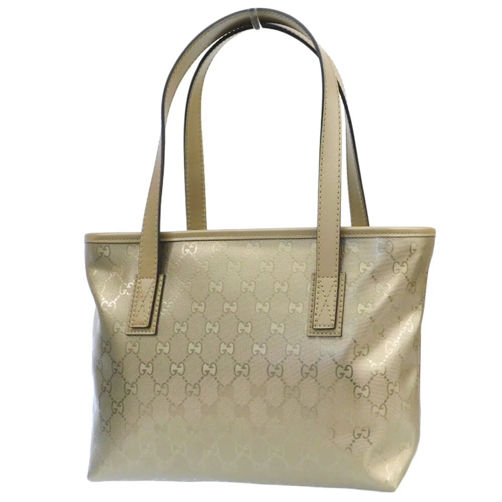 Gold GUCCI 211138 New) Pre-Owned 002123 Handbag Bag Implement (Like GG Tote