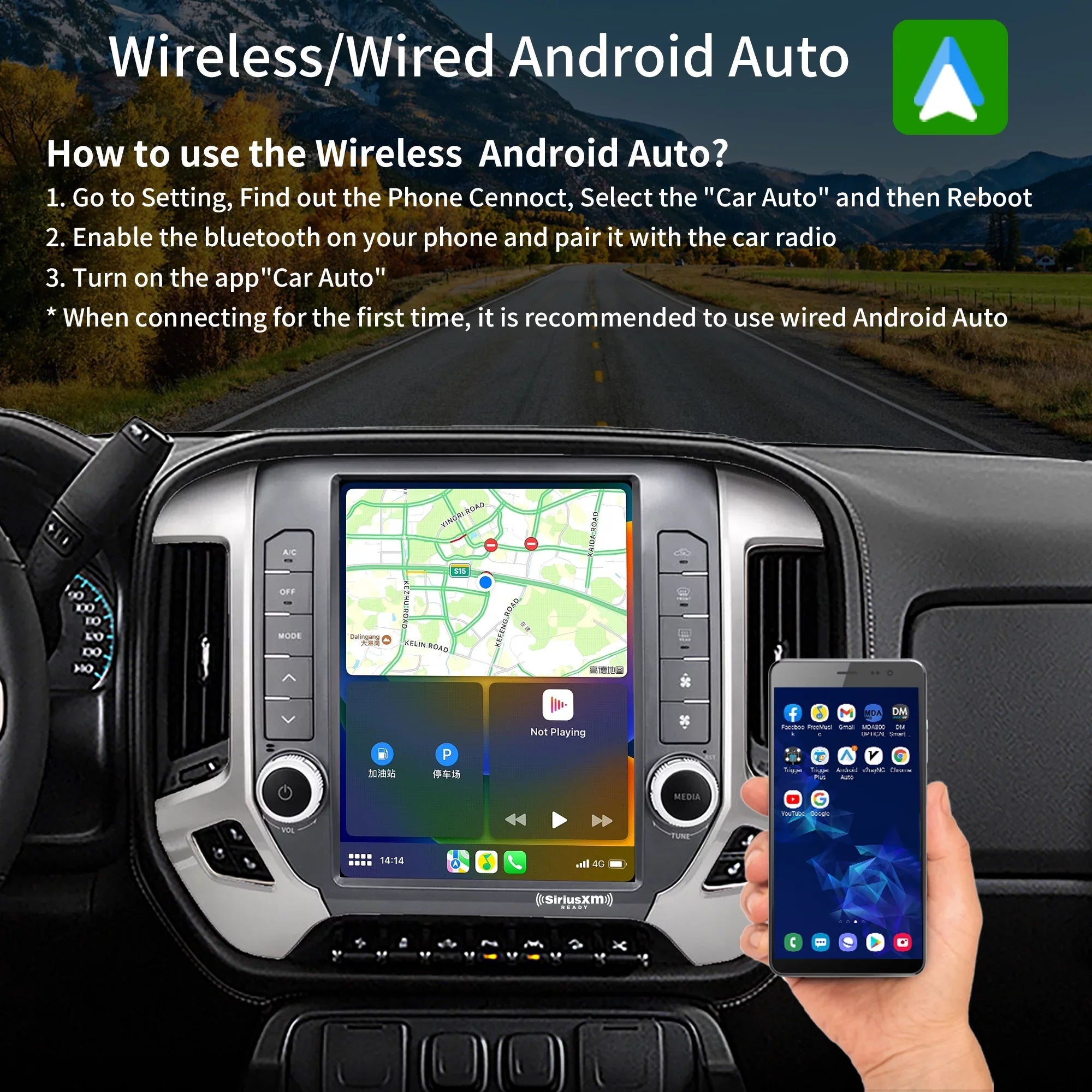 4G+64G 2014-2021 Apple SirusXm Silverado Carplay 2014-2019 Screen Navigator Linkswell Car Gen5 Replacement Auto radio GMC Raido Stereo GPS inch Android 12.1 Chevrolet for T-style Touch Truck