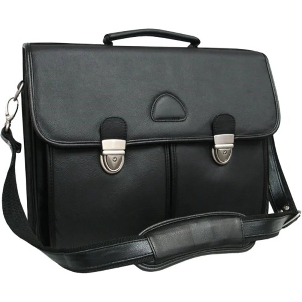 Amerileather World Briefcase, Black Class Executive 2439-0 Leather