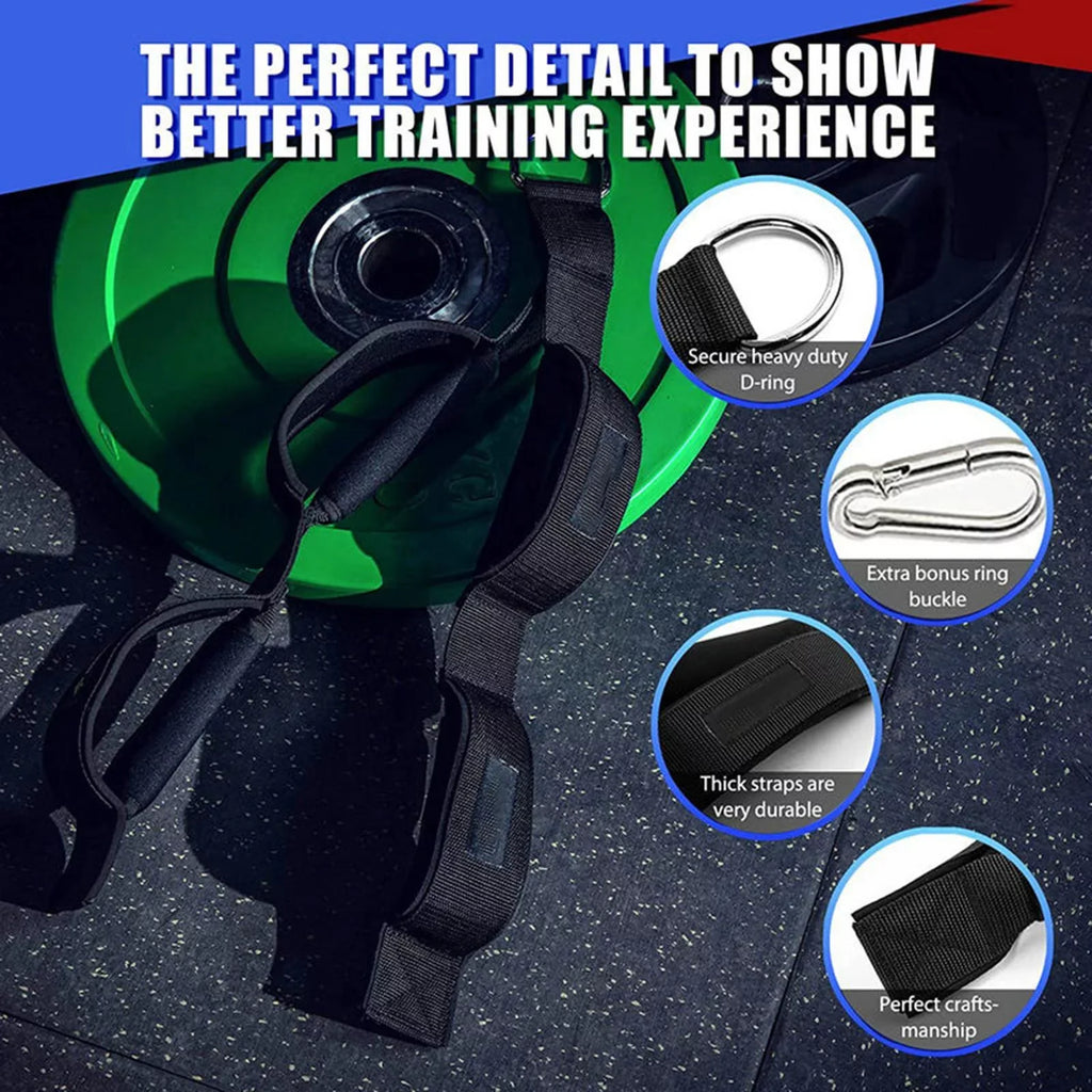 Machine Gym Training Attachment Tricep Strap Duty for Abdominal Grip Cable Strap Equipment Weight Handles Arm Heavy Lifting