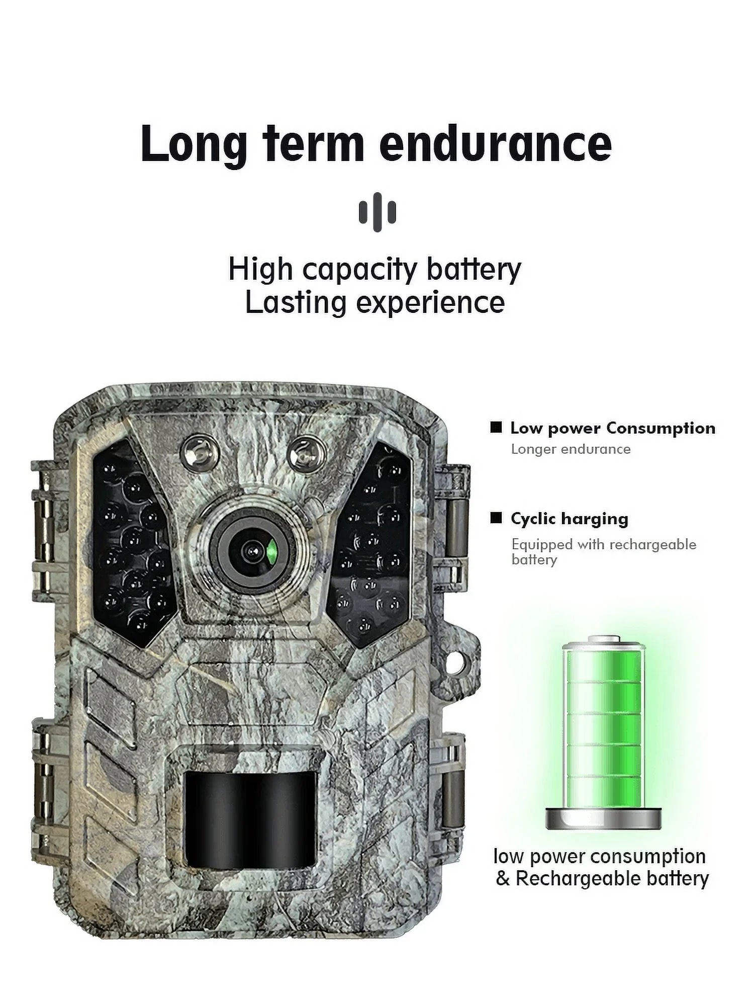 Vision Waterproof Camera 1080P Wildlife with Cam 24MP Mini Night Trail Hunting