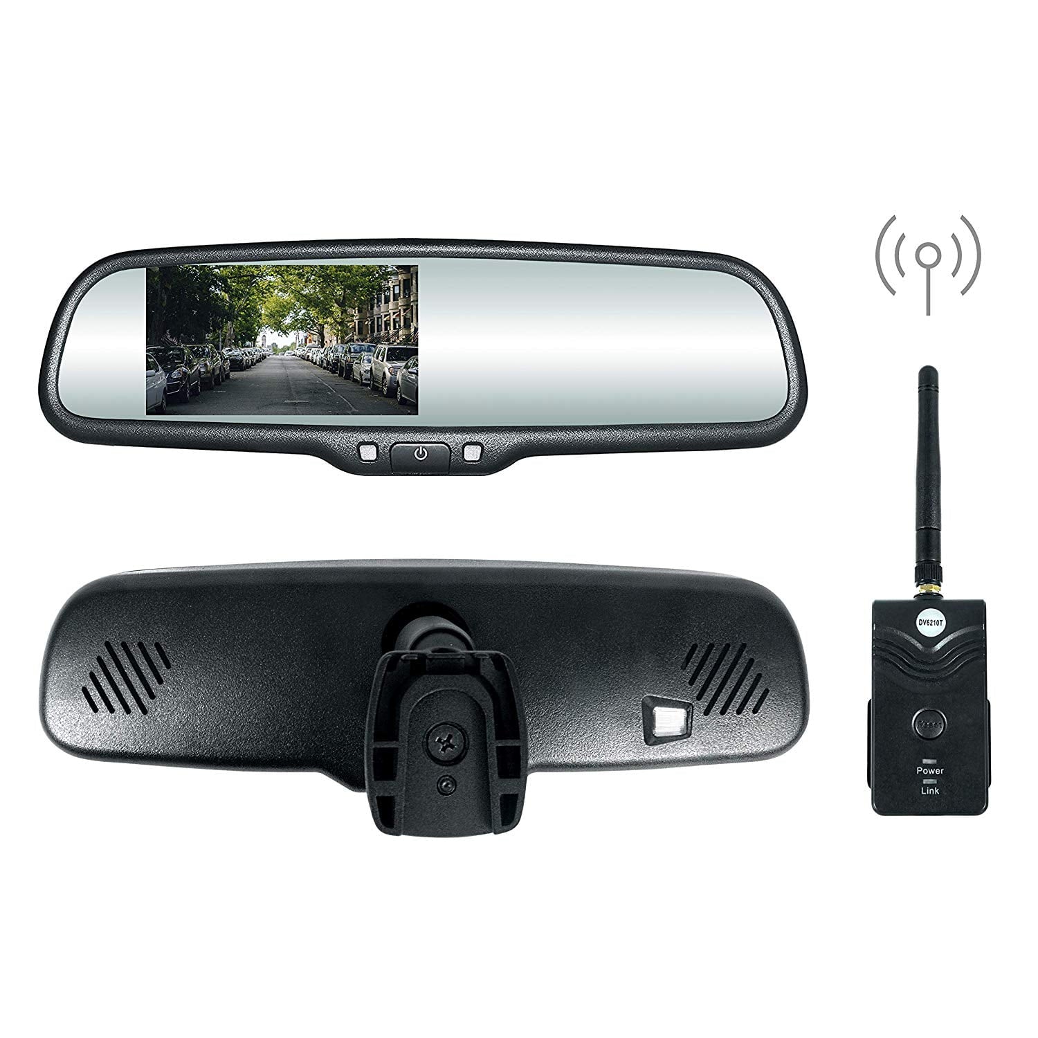 Mirror OEM Cars Fit LCD Mount | View Transmitter & 4.3" Tailgaters for Wireless Master Rear Universal with Screen
