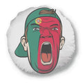 Makeup Screang Flag Facial Home Portugal Pillow Cap Throw Decoration Round Head Cushion