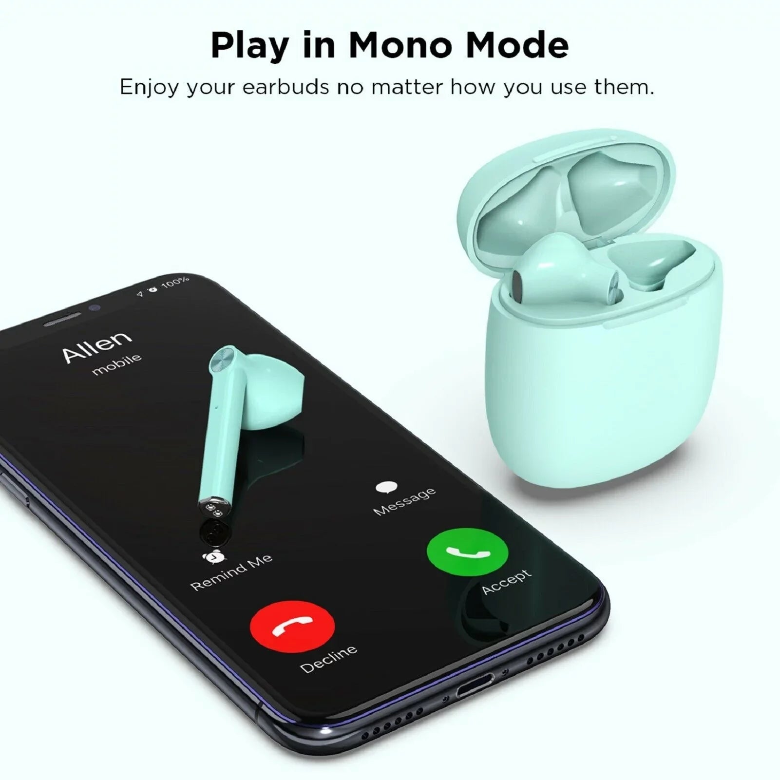 Pixel 7/Pro/6a/6/Pro 7/Pro/6a/6/Pro Mic Models Pixel With for Phones Compatible Headphones Earbuds Stereo Wireless TWS Google Case Headset Earphones Hands-free Charging - True