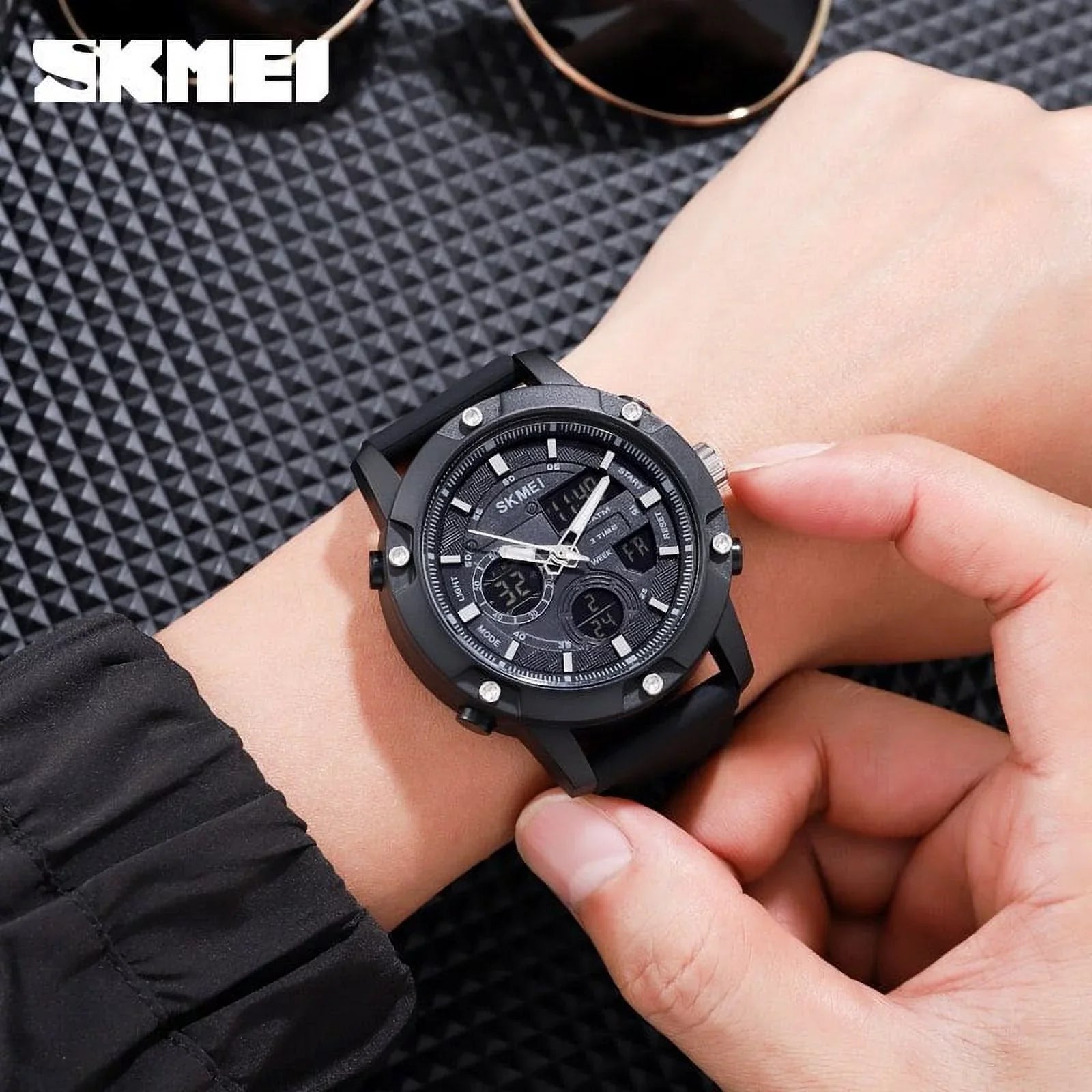 Count Men's Light Down Original Fashion Wristwatches Digital Watches Skmei Clock Waterproof Led - Man 100bar Brand Wristwatch Sport Luxury Top Watch